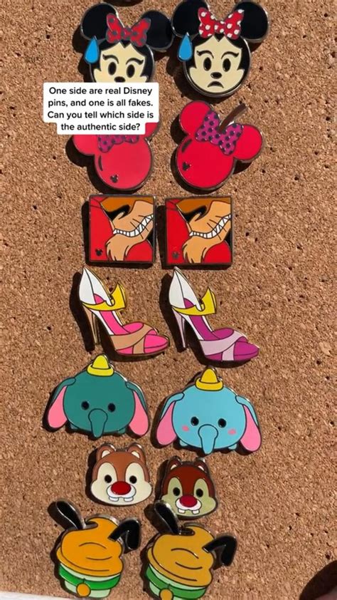 finding nemo bag pins vs fake|false disney pins pictures.